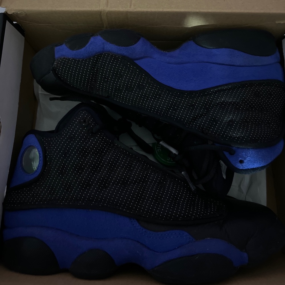 Blue royal Jordan 13 size 4 1/2, has StockX tag and box